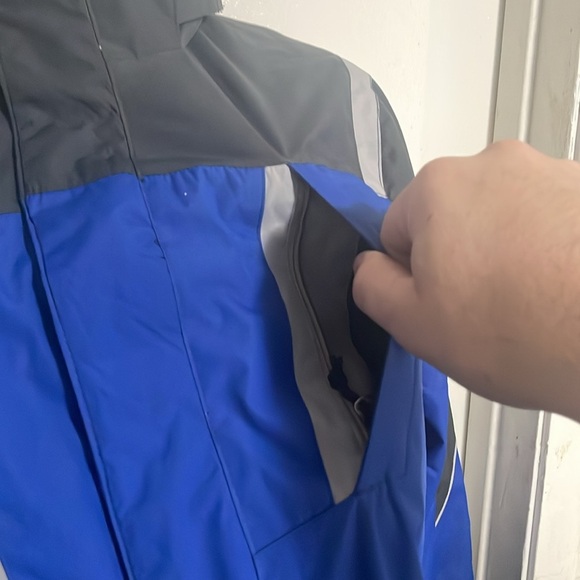 Weatherproof 32 degrees performance hydro-tech small coat jacket blue black - Picture 3 of 12